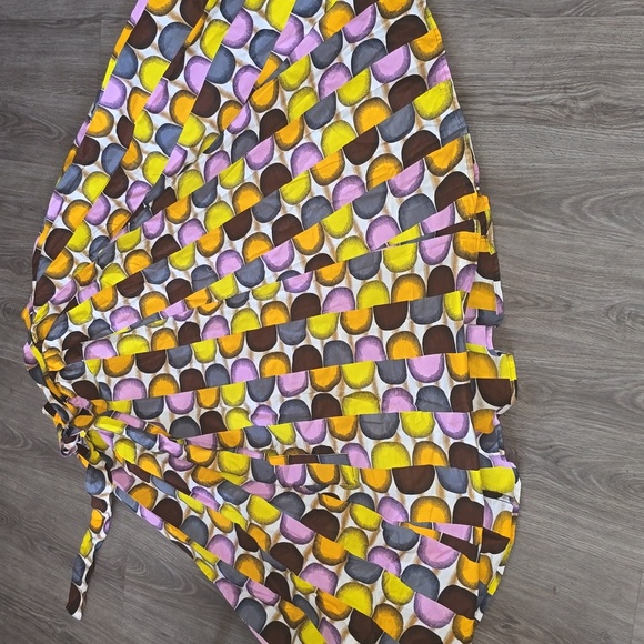 Dresses & Skirts - Kitenges Yellow and Purple Maxi  Flowy Skirt